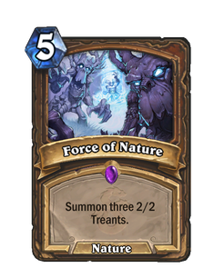 Карта Hearthstone «Сила природы»