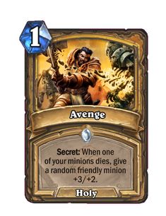 Карта Hearthstone «Отмщение»
