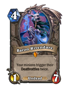 Карта Hearthstone «Барон Ривендер»