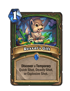 Карта Hearthstone «Подарок Рексара»