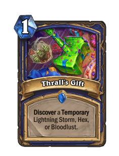 Карта Hearthstone «Подарок Тралла»