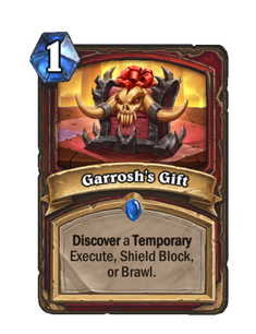 Карта Hearthstone «Подарок Гарроша»