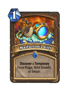 Карта Hearthstone «Подарок Малфуриона»
