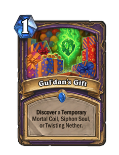 Карта Hearthstone «Подарок Гул'дана»