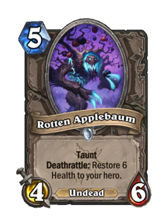 Карта Hearthstone «Сгнившая яблоня»