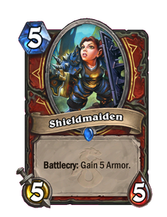 Карта Hearthstone «Защитница»