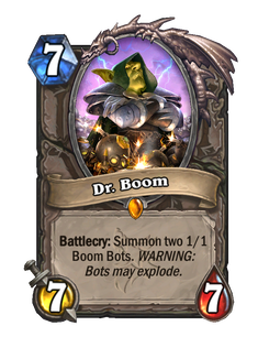 Карта Hearthstone «Доктор Бум»