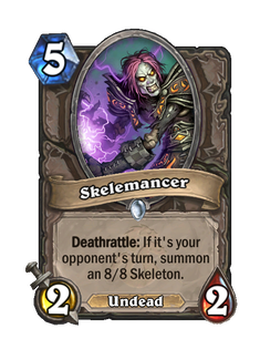 Карта Hearthstone «Скелемант»