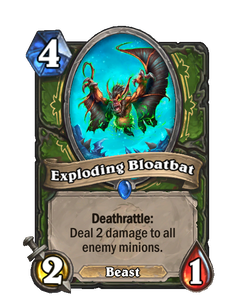 Карта Hearthstone «Взрывной нетопырь»
