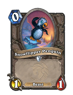 Карта Hearthstone «Снежный прыгвин»