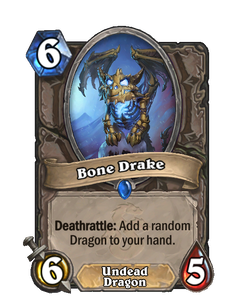 Карта Hearthstone «Костяной дракон»