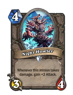 Карта Hearthstone «Ночной завыватель»