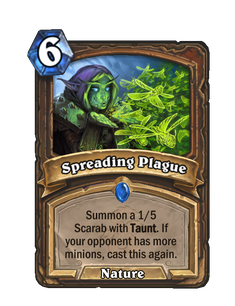 Карта Hearthstone «Ползучая чума»
