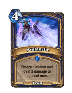 Карта Hearthstone «Лавина»
