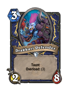 Карта Hearthstone «Защитник драккари»