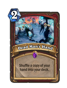 Карта Hearthstone «Рука мертвеца»