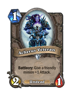 Карта Hearthstone «Ветеран Акеруса»