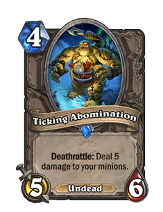 Карта Hearthstone «Тикающее поганище»