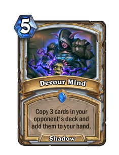 Карта Hearthstone «Пожирание разума»