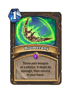 Карта Hearthstone «Умеранг»