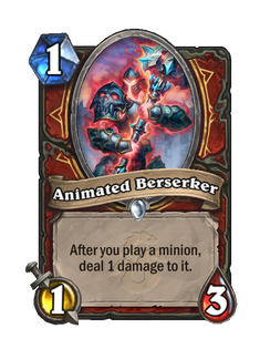 Карта Hearthstone «Оживленный берсерк»