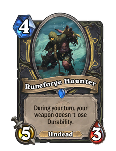 Карта Hearthstone «Рунный упырь»