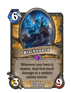 Карта Hearthstone «Черный страж»