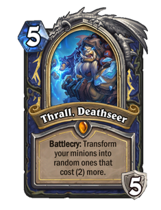 Карта Hearthstone «Провидец смерти Тралл»