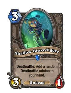 Карта Hearthstone «Гробокопательница»