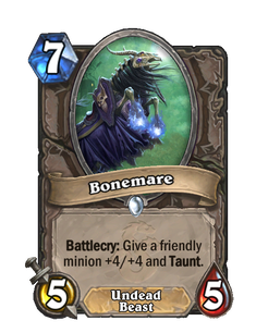 Карта Hearthstone «Костяная кобыла»