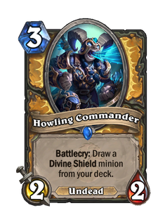 Карта Hearthstone «Воющий командир»