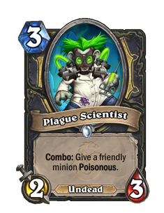 Карта Hearthstone «Исследователь чумы»