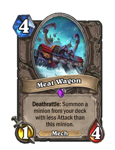 Карта Hearthstone «Мясной фургон»