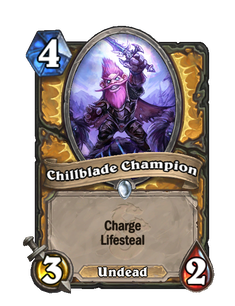 Карта Hearthstone «Рыцарь Ледяного Клинка»