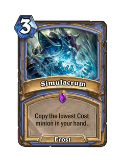 Карта Hearthstone «Симулякр»