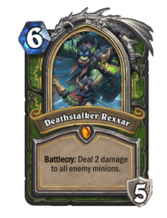 Карта Hearthstone «Ловчий смерти Рексар»