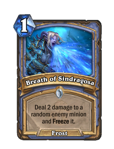 Карта Hearthstone «Дыхание Синдрагосы»