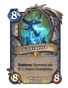 Карта Hearthstone «Синдрагоса»