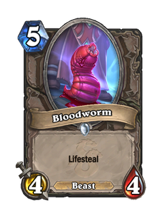 Карта Hearthstone «Кровавый червь»