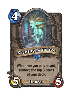 Карта Hearthstone «Голосящая банши»