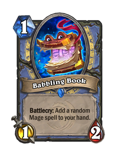 Карта Hearthstone «Болтливая книга»