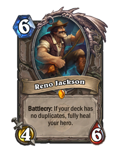 Карта Hearthstone «Рено Джексон»