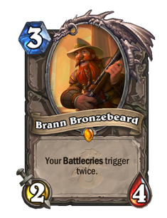 Карта Hearthstone «Бранн Бронзобород»