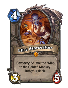 Карта Hearthstone «Элиза Звездочет»