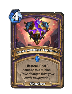 Карта Hearthstone «Оберег: малый аметист»