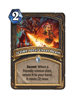 Карта Hearthstone «[ОСНОВНОЙ НАБОР 2024] Обман смерти»