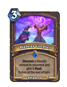 Карта Hearthstone «Повестка в суд»