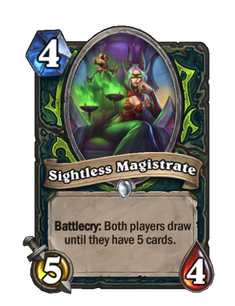Карта Hearthstone «Незрячий судья»