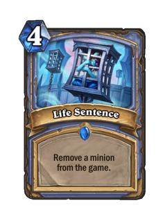 Карта Hearthstone «Пожизненное заключение»