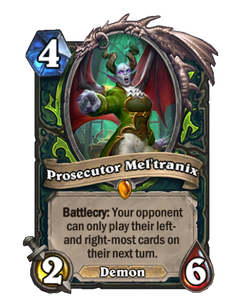 Карта Hearthstone «Прокурор Мел'траникс»